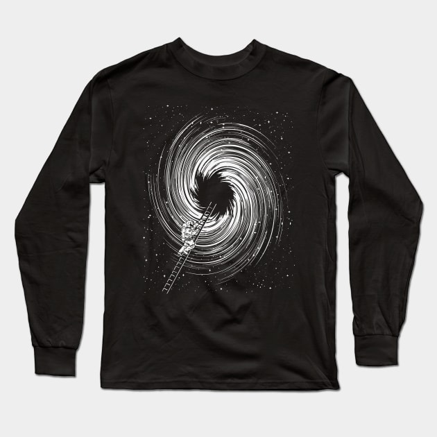 Journey To The Galaxy Long Sleeve T-Shirt by Daletheskater